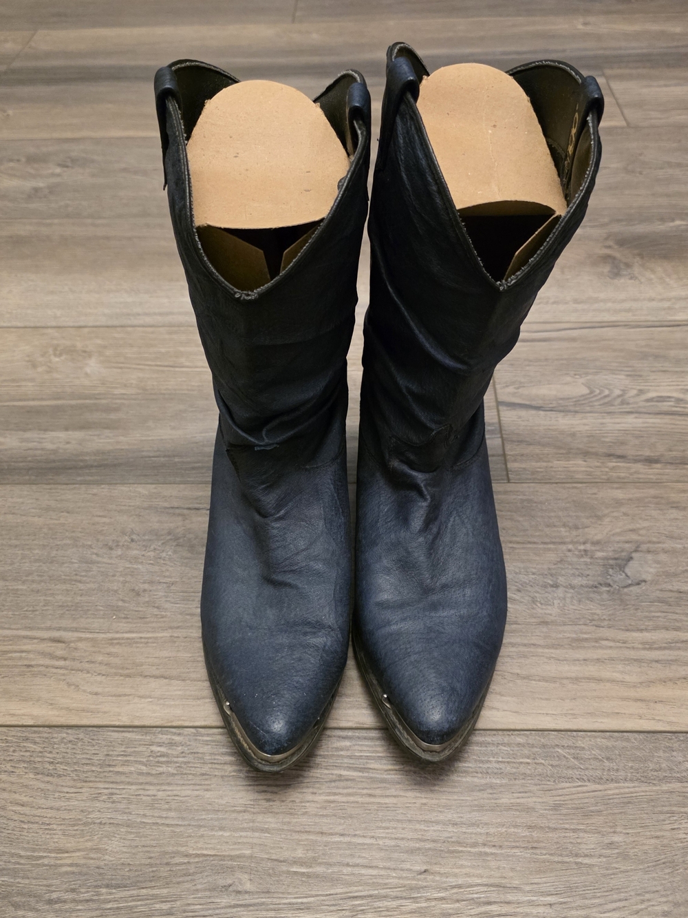 Vtg 80s Dingo Western Boots Womens Leather Slouch Cowboy Boots Size 10 - Picture 7 of 14